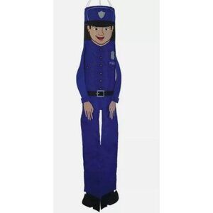 In the Breeze Police Officer Buddy Windsock Item 5151 Weather Resistant 6x40 in